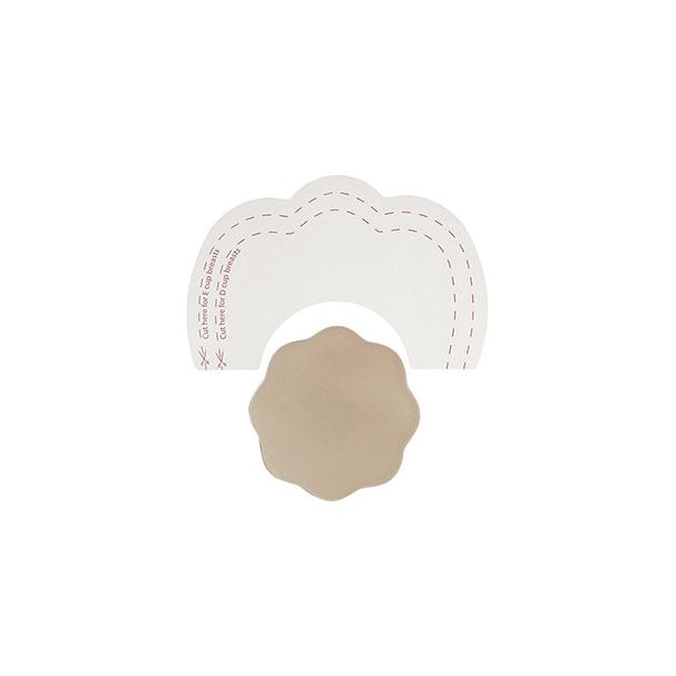 Bye Bra brystpuder + nipple cover str. D/F
