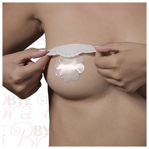 Bye Bra brystpuder + nipple cover str. F/H