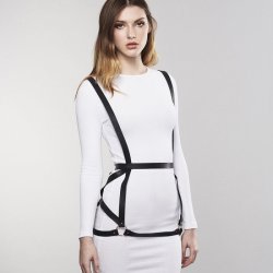 Bijoux Maze harness dress-set in sort