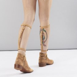 Bijoux Maze brown garter belt for legs