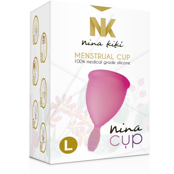Nina cup menstrual cup size pink L