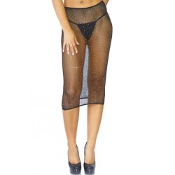 Leg Avenue crystal fishnet dress sort one size