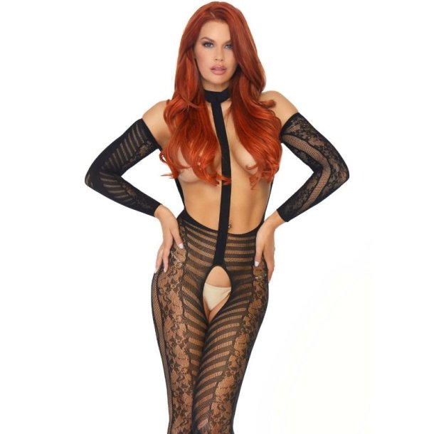 Leg Avenue langsleeved bodystocking one size