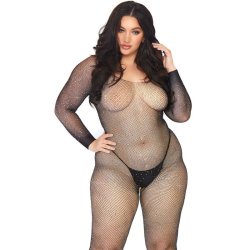 Leg Avenue crystal net body stocking 1X/2X