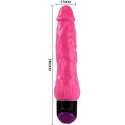 Baile farverig sex realistisk vibrator lilla 24 cm