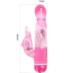 Baile vibratorer multispeed med klitstimulator lilla