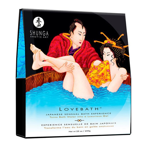 Shunga lovebath ocean tentations