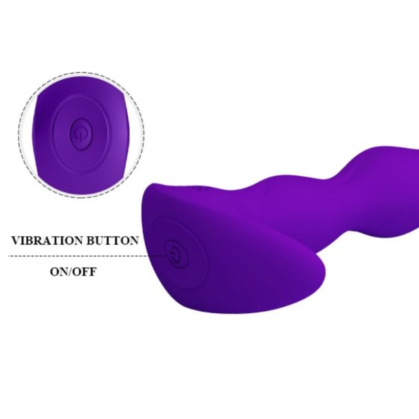 Pretty Love anal massager 12 fungerer vibrationer lilla