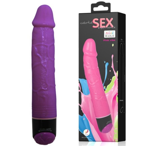 Baile realistisk vibrator lilla 23 cm