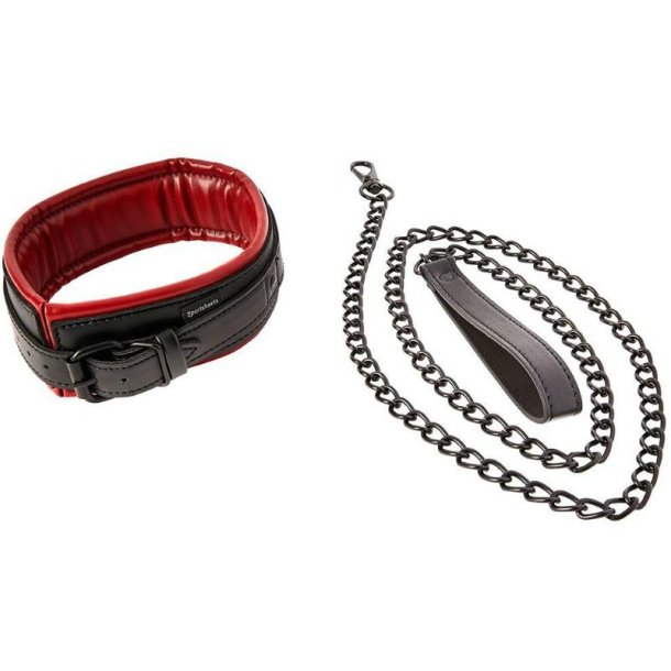 Sportsheets collar og snor/halsb�nd med reb