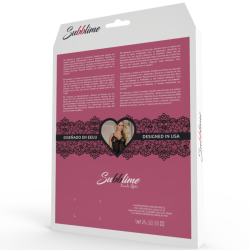 Subblime lilla babydoll med blomsterdesign queen plus 