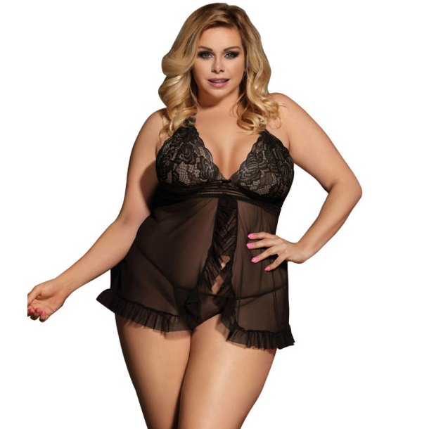 Subblime open babydoll sort queen plus