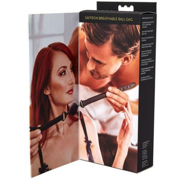 Sportsheets safran kugle gag med �ndehul