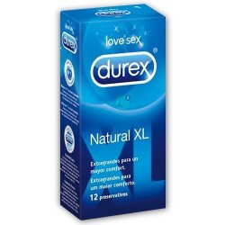 Durex natural XL 12 stk kondomer