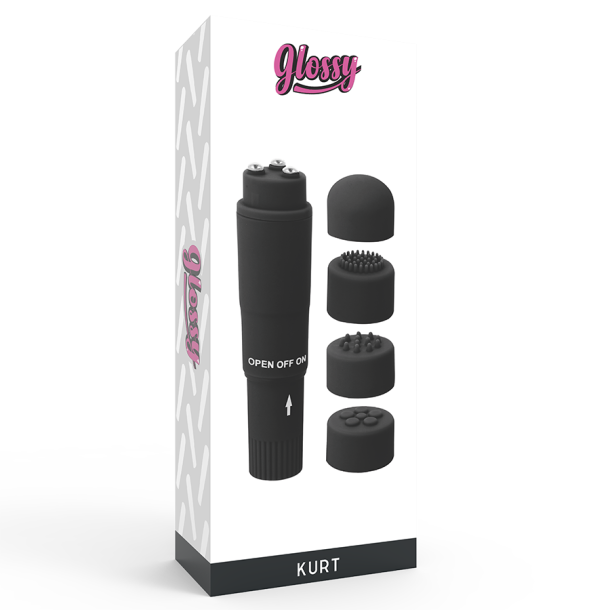 Glossy Kurt pocket massager sort