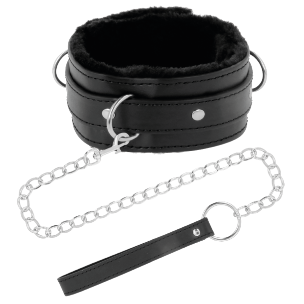 Darkness polstret metal collar
