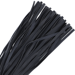 Darkness sort flogger 42 cm l�der