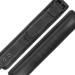 Darkness l�der h�ndled ankel restraints sort