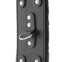 Darkness h�ndled restraints sort med pels