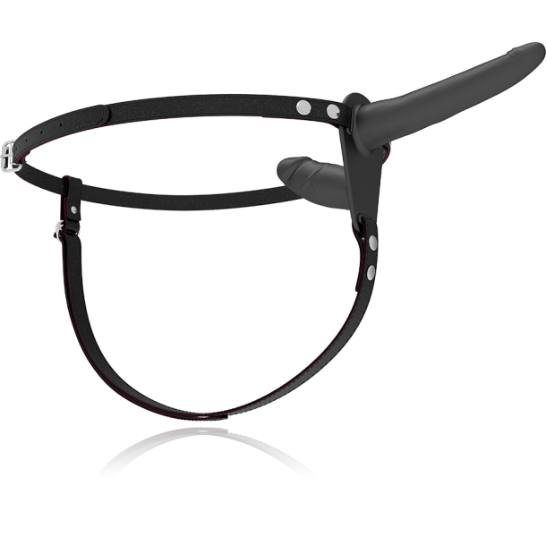 Fetish Submissive dobbelt strap vibrator strap-on sort