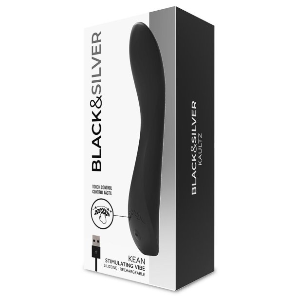 Black &amp; Silver kean vibrator touch control