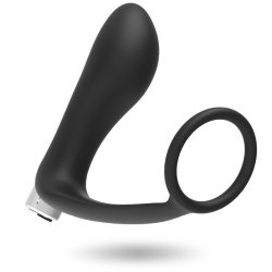 Addicted Toys sort genopladelig prostata vibrator g-punkt