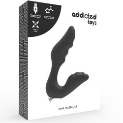 Addicted Toys sort genopladelig prostata vibrator