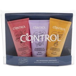 Control massage gel 3 stk 50 ml