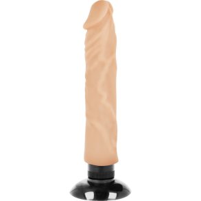 Basecock realistisk vibrator 2-1 lys 20cm