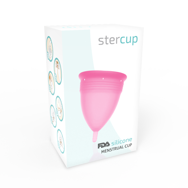 Stercup menstruationskop lyser�d silikone str. L