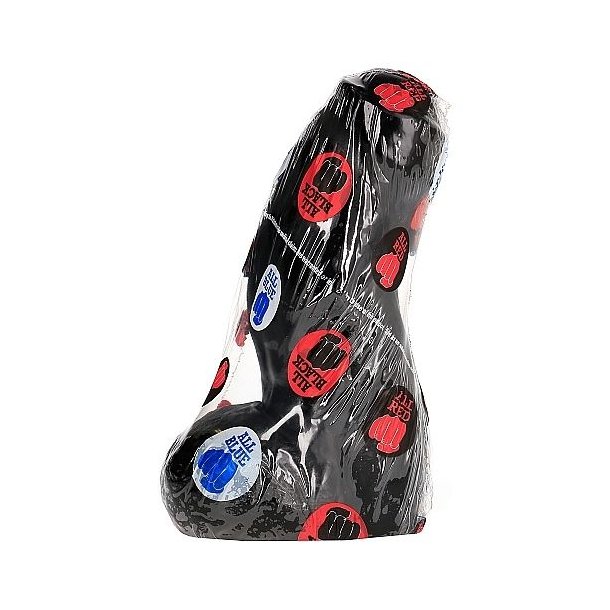 All Black realistiske dong 17cm