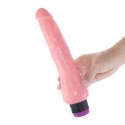 Burning penis realistisk vibrator 19,5 cm