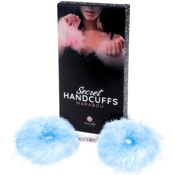 Secretplay bl� light marabou h�ndjern