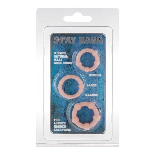 Seven Creations s�t med tre penisringe