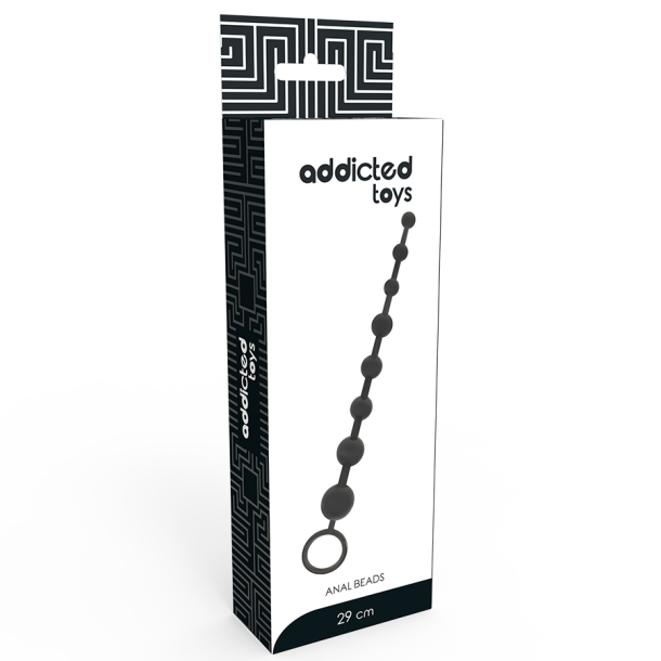 Addicted Toys anal perler 29 cm sort