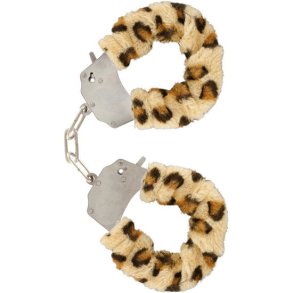 Furry fun manchetter bondage leopard