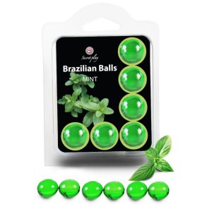 Secretplay set 6 brasilianske bolde mints