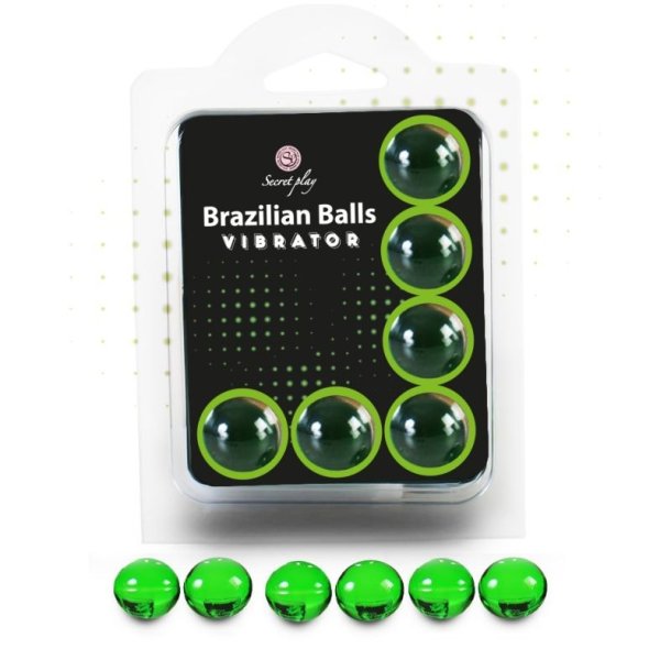 Secretplay set 6 brasilianske bolde vibrator