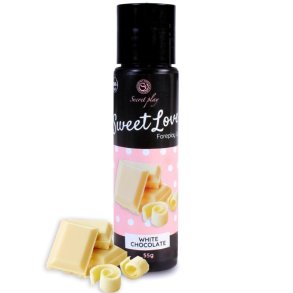 Secretplay gel sweet love hvid chokolade 60ml