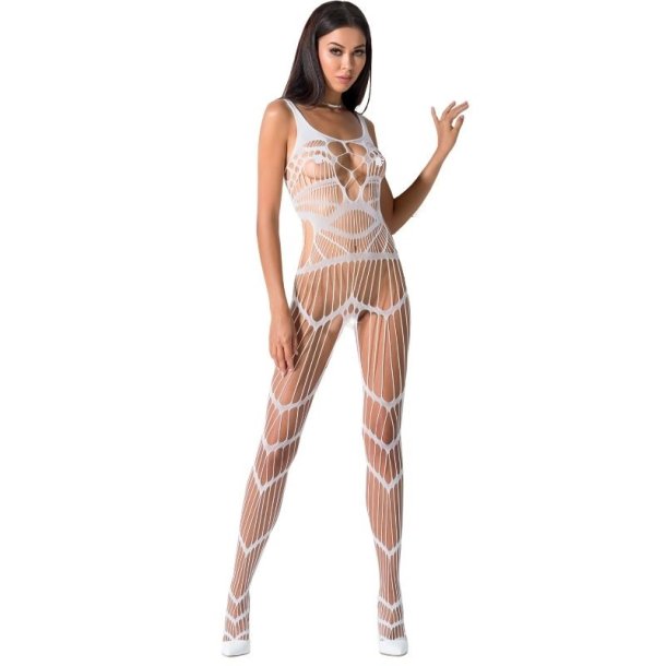 PASSION bs058 bodystocking hvid one size