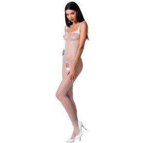 PASSION bs071 bodystocking hvid one size