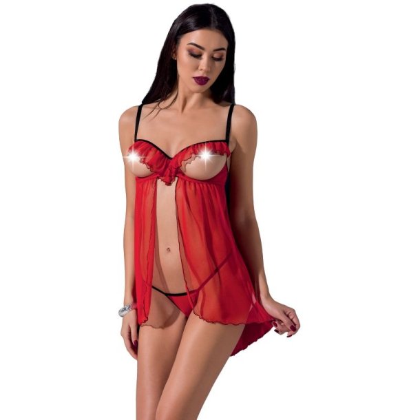 PASSION cherry chemise S/M