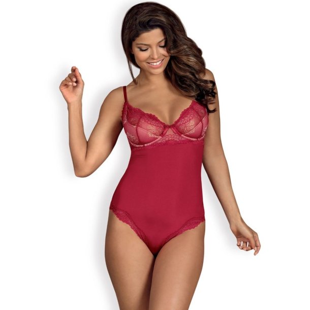 Obsessive rosalyne teddy wine colour L/XL