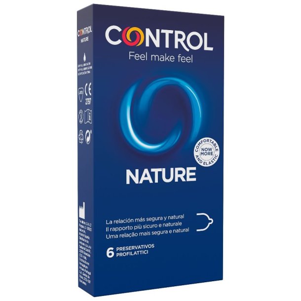 Control adapta nature 6 stk kondomer