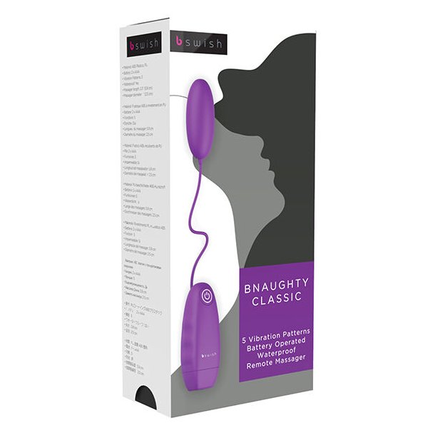 B swish bnaughty classic vibrating bullet lilla