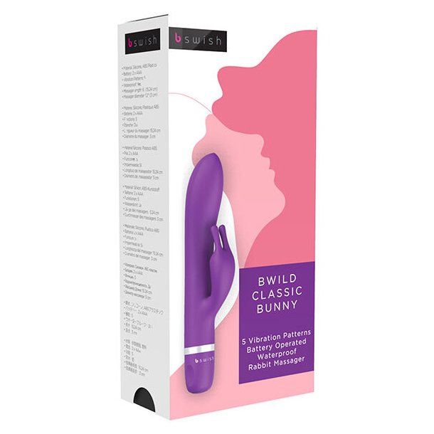 B swish massager bwild classic bunny lilla