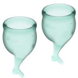 Satisfyer Feel Secure menstruationskop m�rkegr�n 15+20 ml