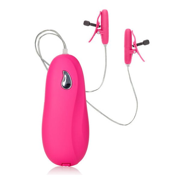 Calex vibr opvarmede nipple teasers pink