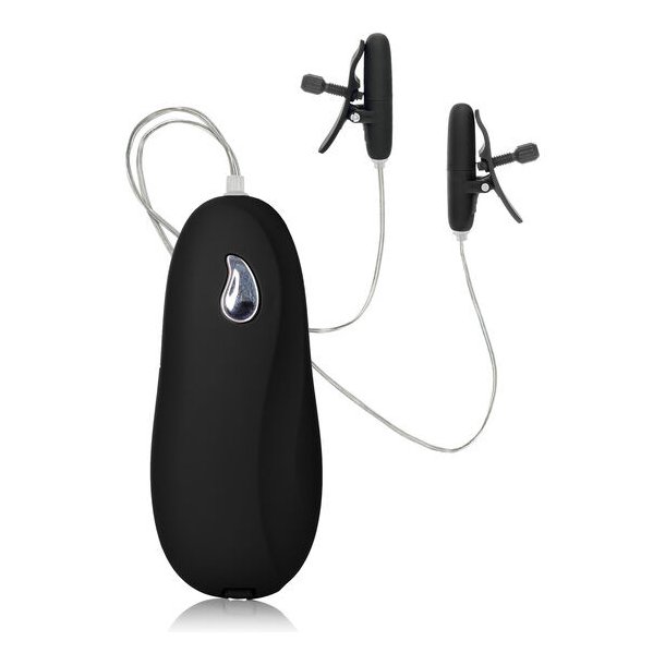 Calex vibr opvarmet nipple teasers sort