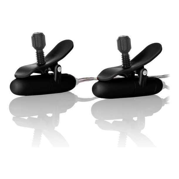 Calex vibr opvarmet nipple teasers sort